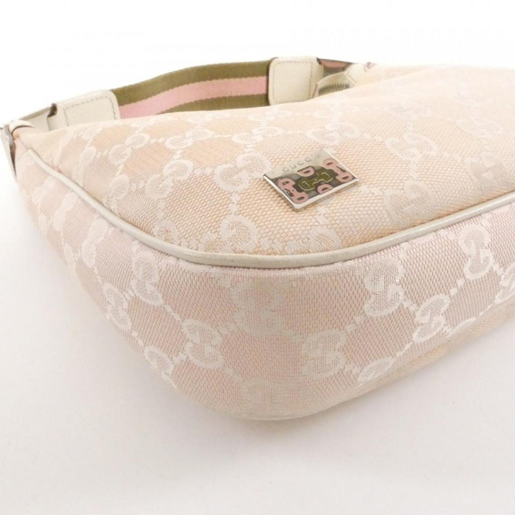 Gucci Pink Gg Canvas Shoulder Bag (Pre-Owned)