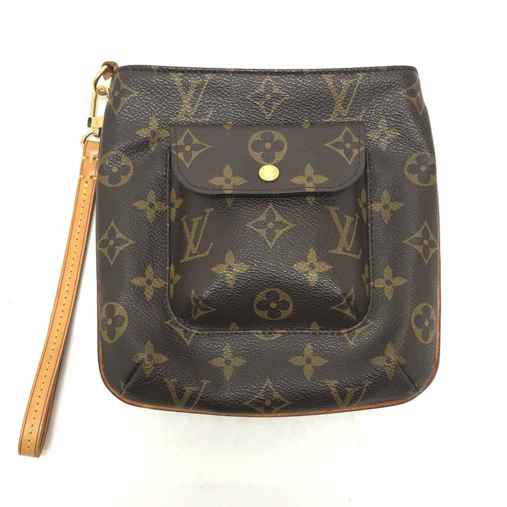 Louis Vuitton Brown Monogram Pochette Pouch