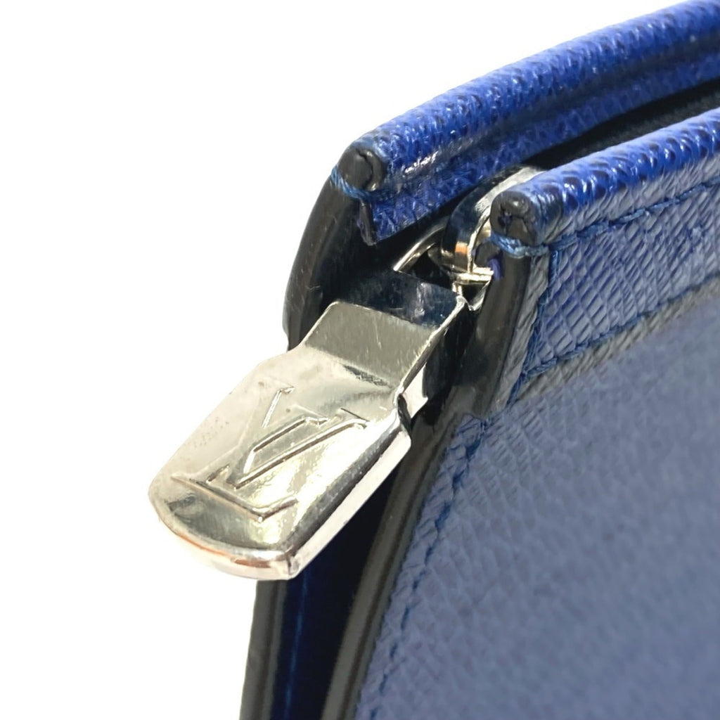 Louis Vuitton Taiga Blue Taiga Leather Pouch