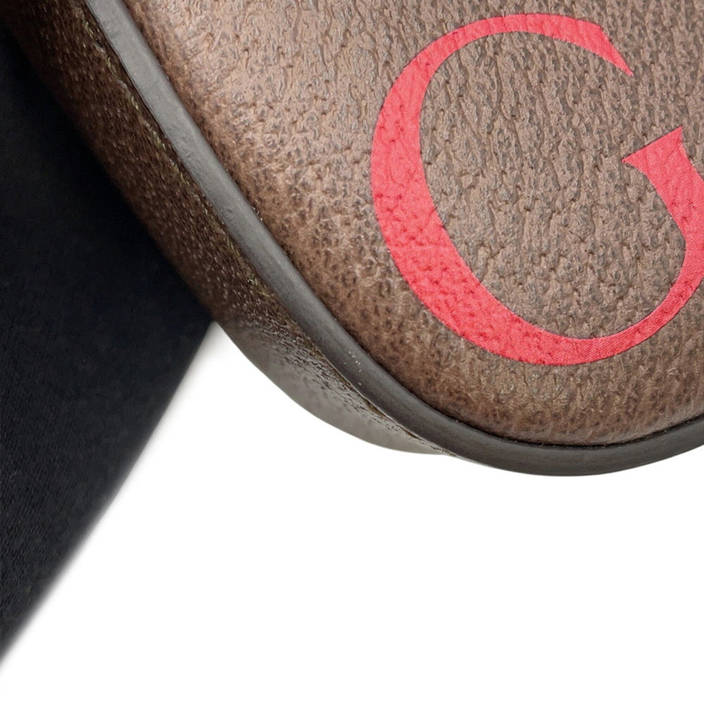 Gucci Brown Multi-Color Leather Handbag Pouch Sling Bag (Pre-Owned)