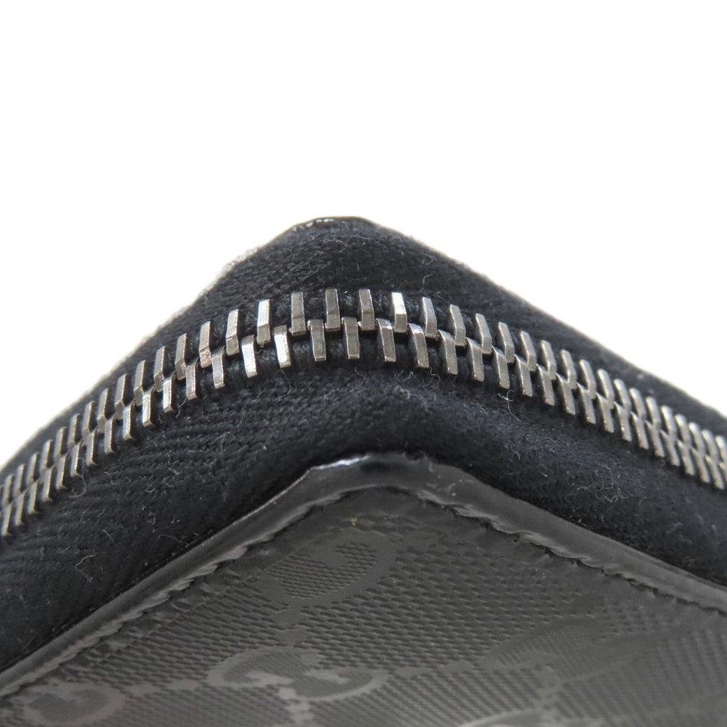 Gucci Black Pvc Long Wallet (Bi-Fold) (Pre-Owned)