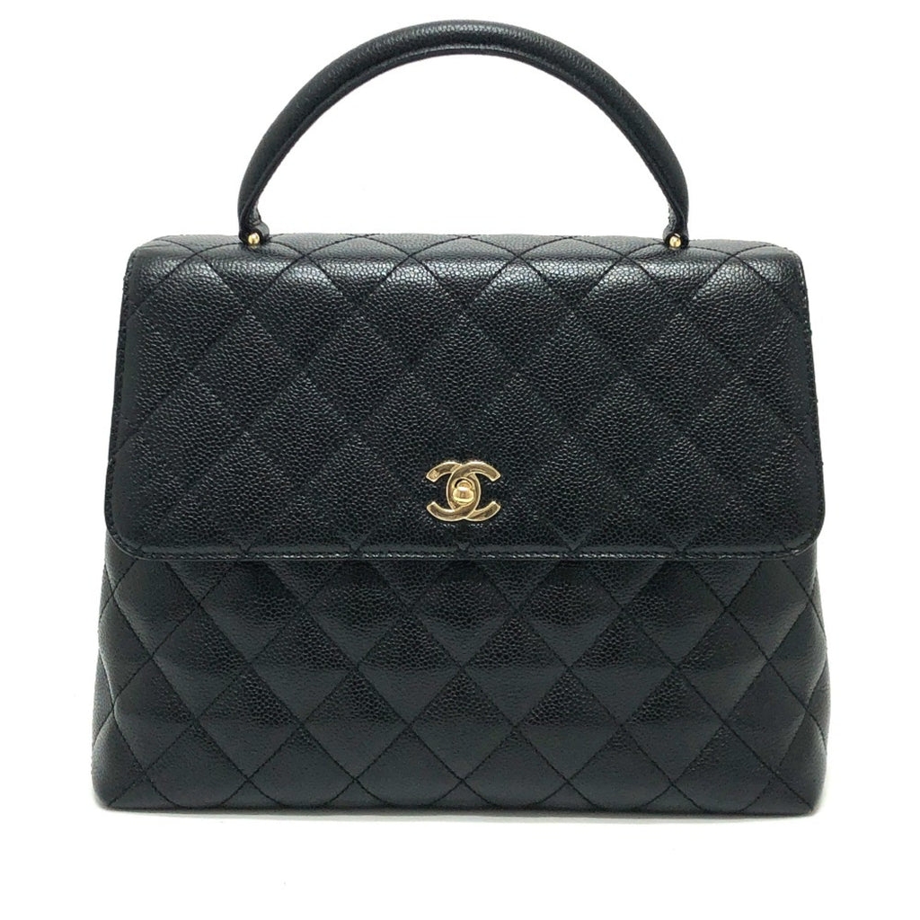 Chanel Black Leather Handbag