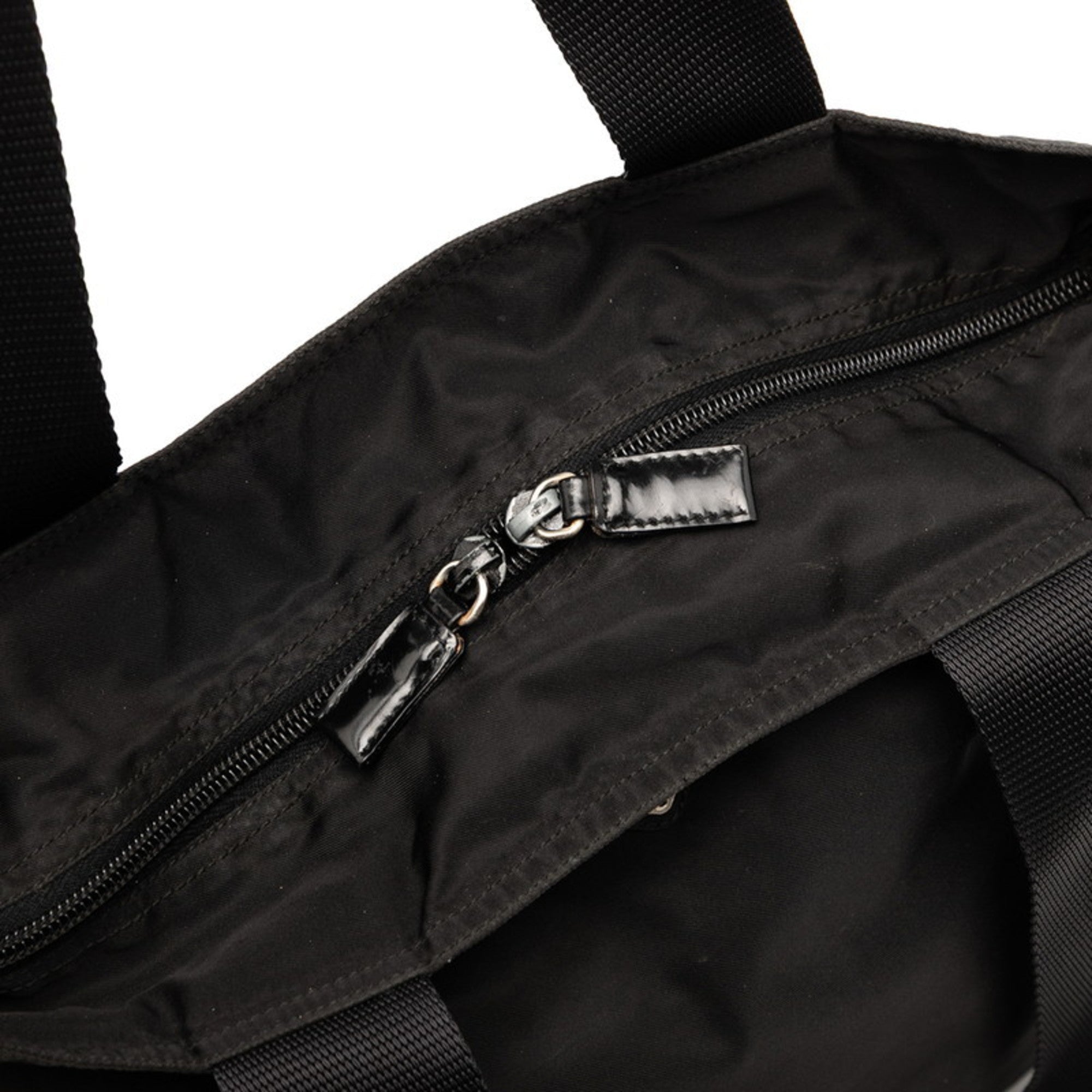 Prada Black Nylon Handbag Tote Bag