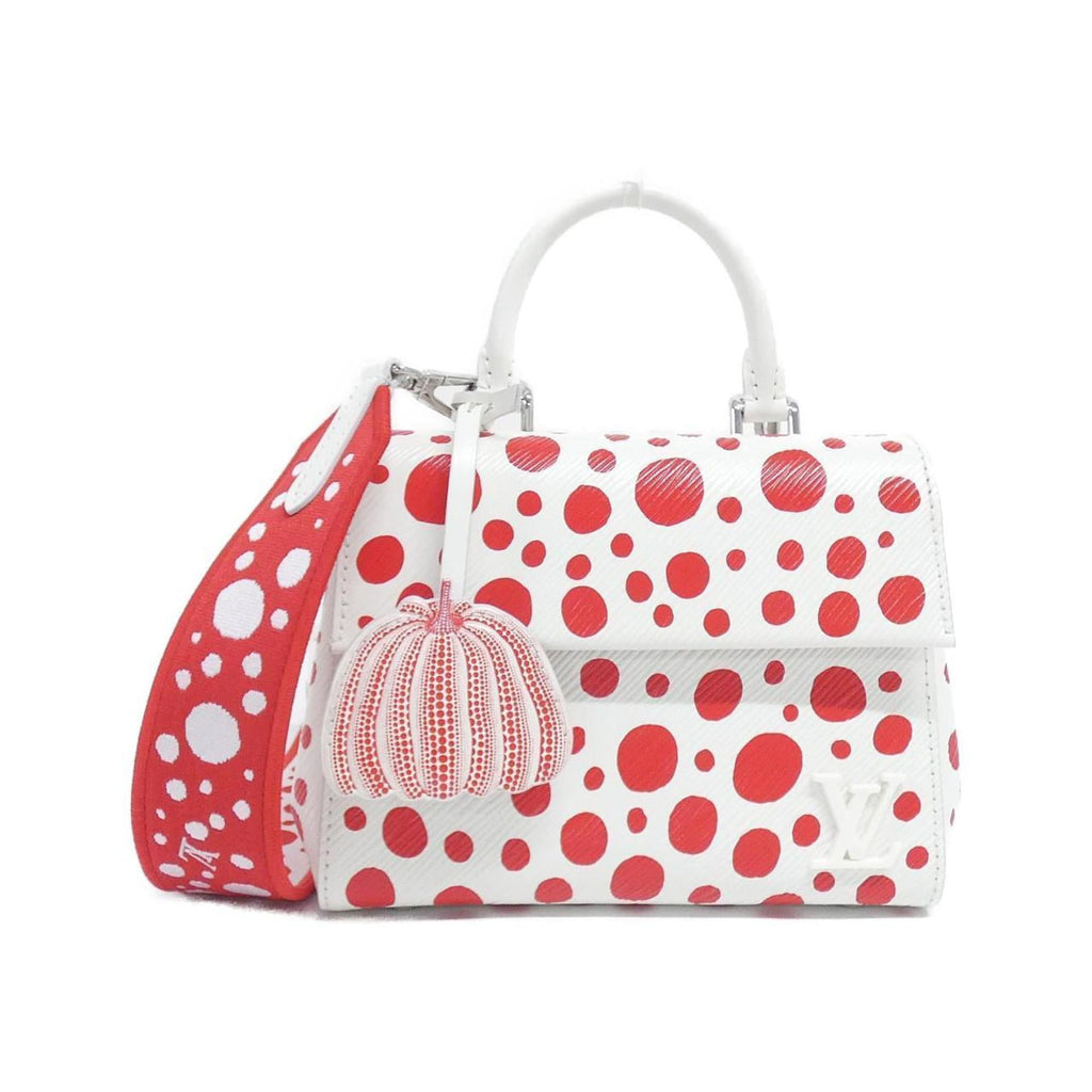 Louis Vuitton Blanc Rouge Leather Handbag