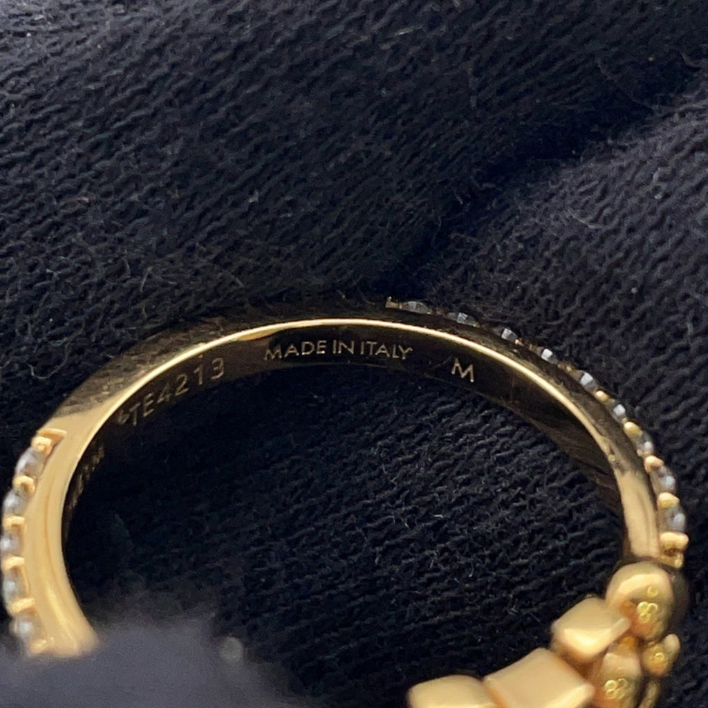 Louis Vuitton Gold Gold Plating Band Ring