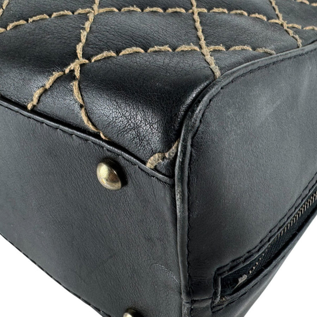 Chanel Black Leather Handbag