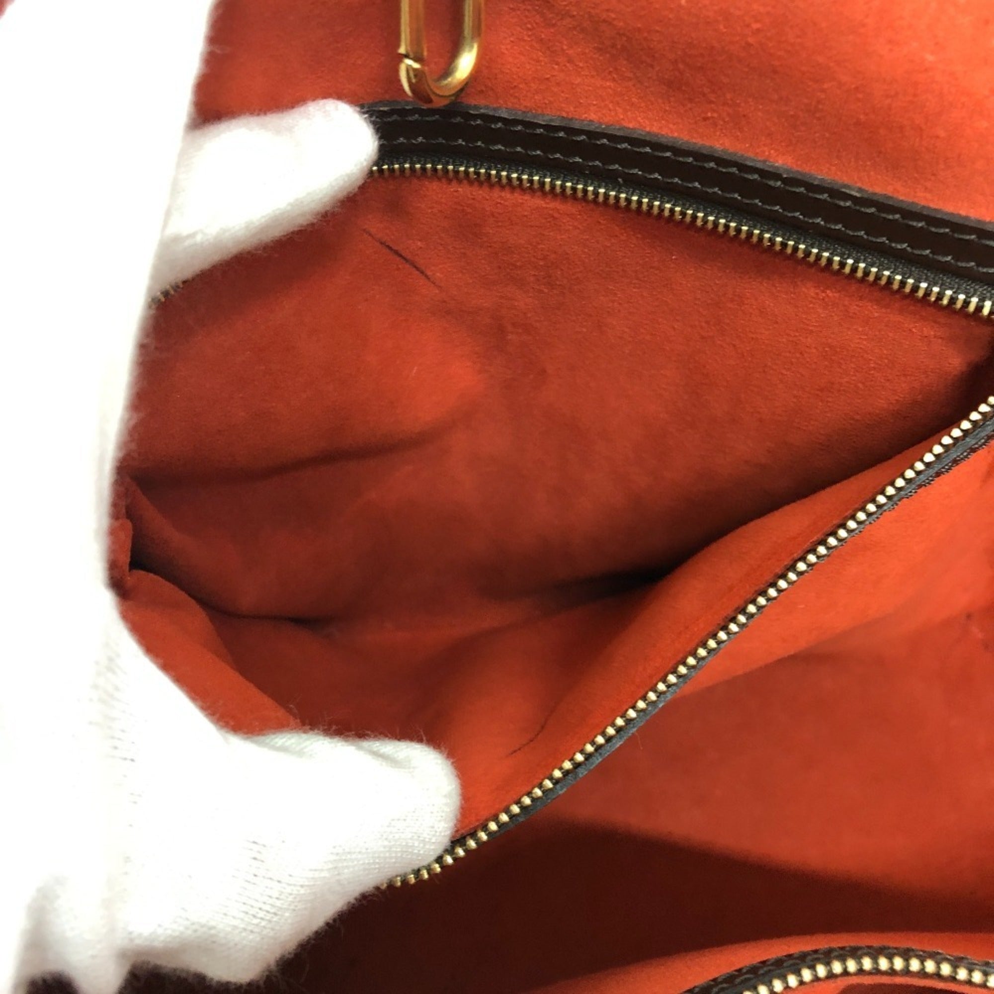 Louis Vuitton Ebene Damier Canvas Handbag Tote Bag