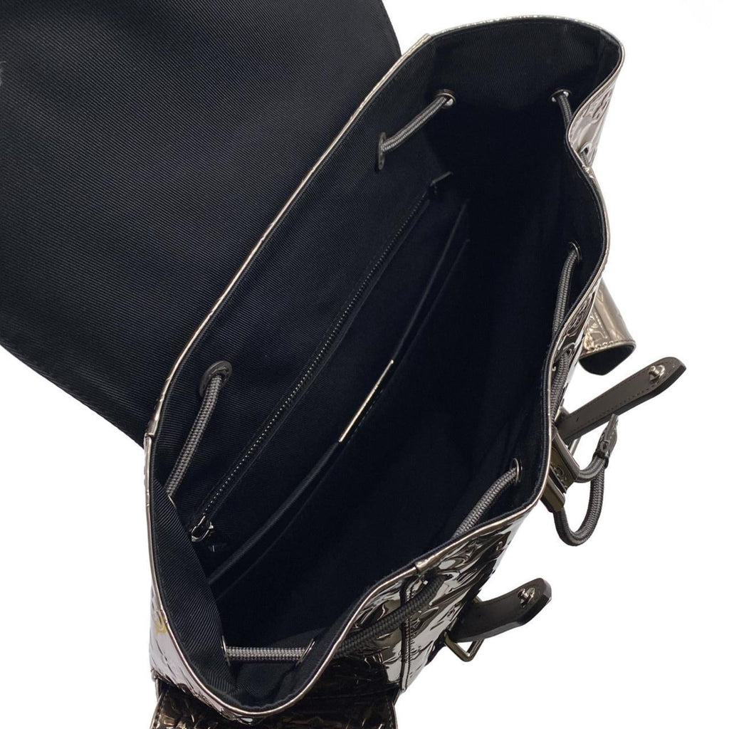 Louis Vuitton Gunmetal Coated Canvas Pvc Backpack