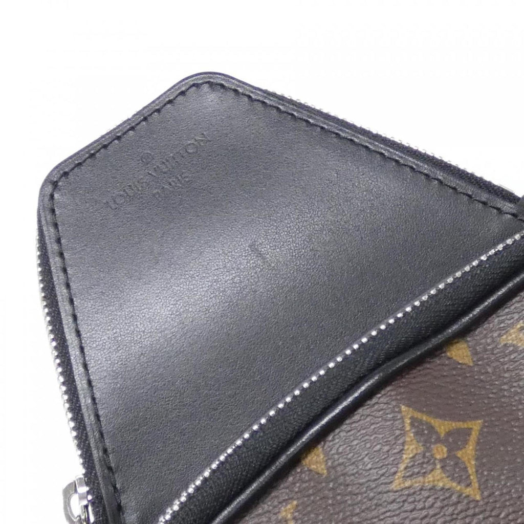 Louis Vuitton Black Marron Coated Canvas Shoulder Bag