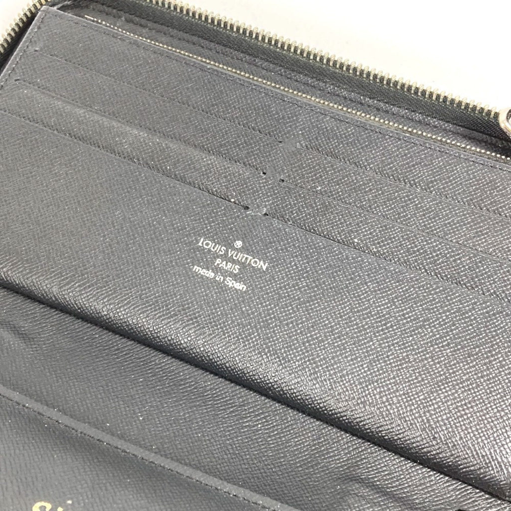Louis Vuitton Black Multi-Color Damier Graphite Long Wallet