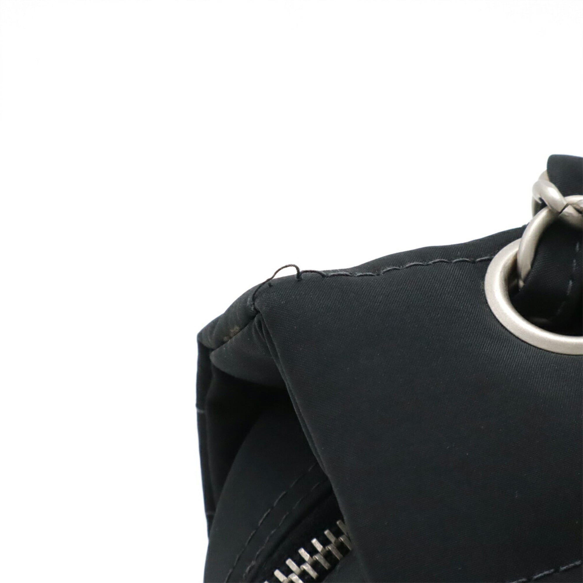 Chanel Black Nylon Shoulder Bag