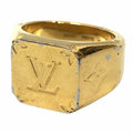 Louis Vuitton Gold Metal Band Ring