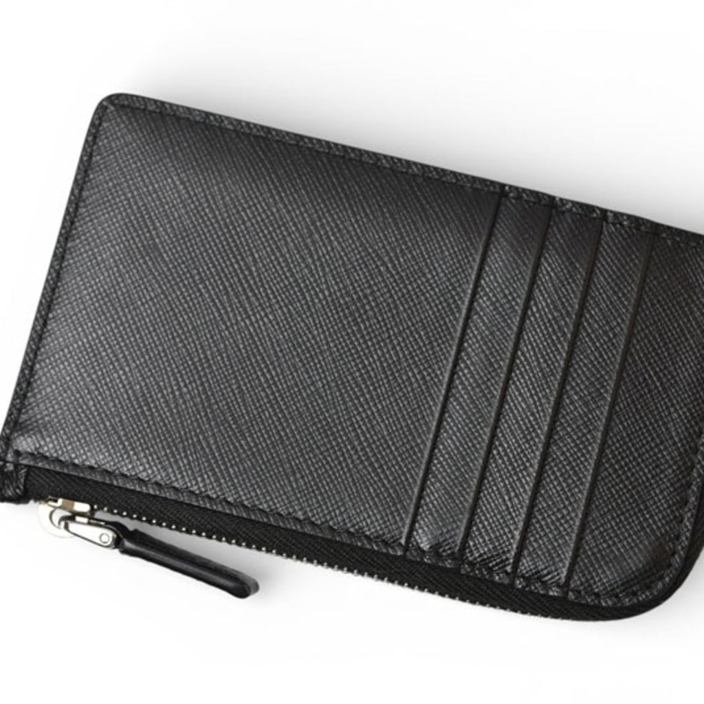 Prada Black Nero Leather Coin Purse/Coin Case