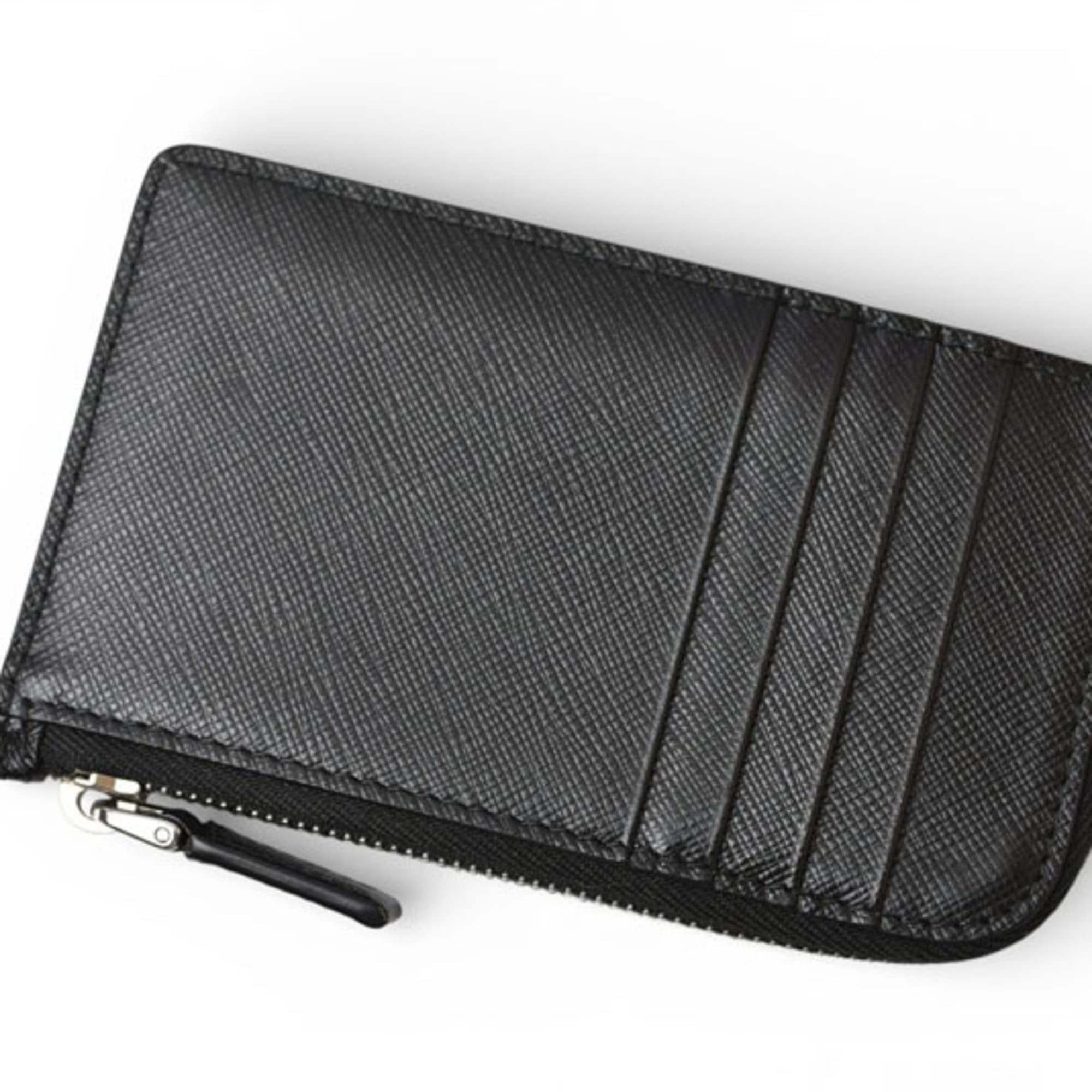 Prada Black Nero Leather Coin Purse/Coin Case