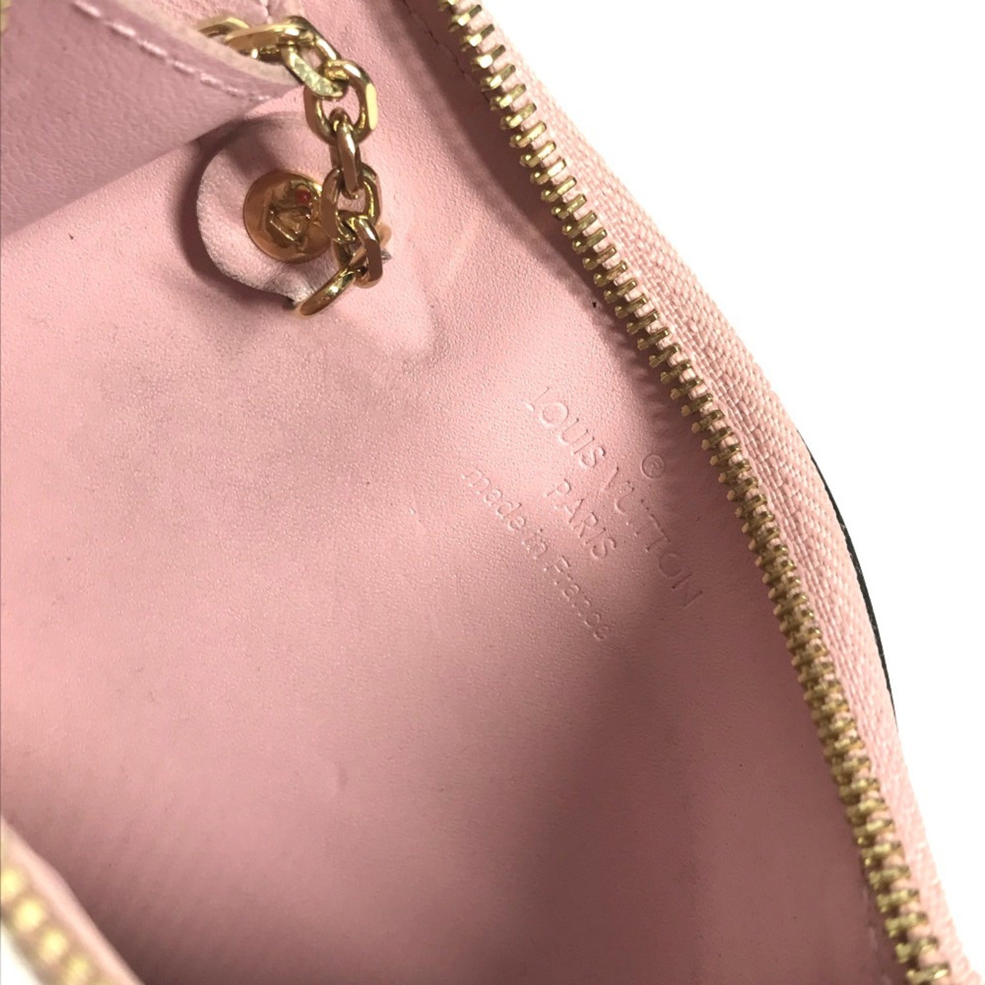 Louis Vuitton Pink Patent Leather Coin Purse/Coin Case