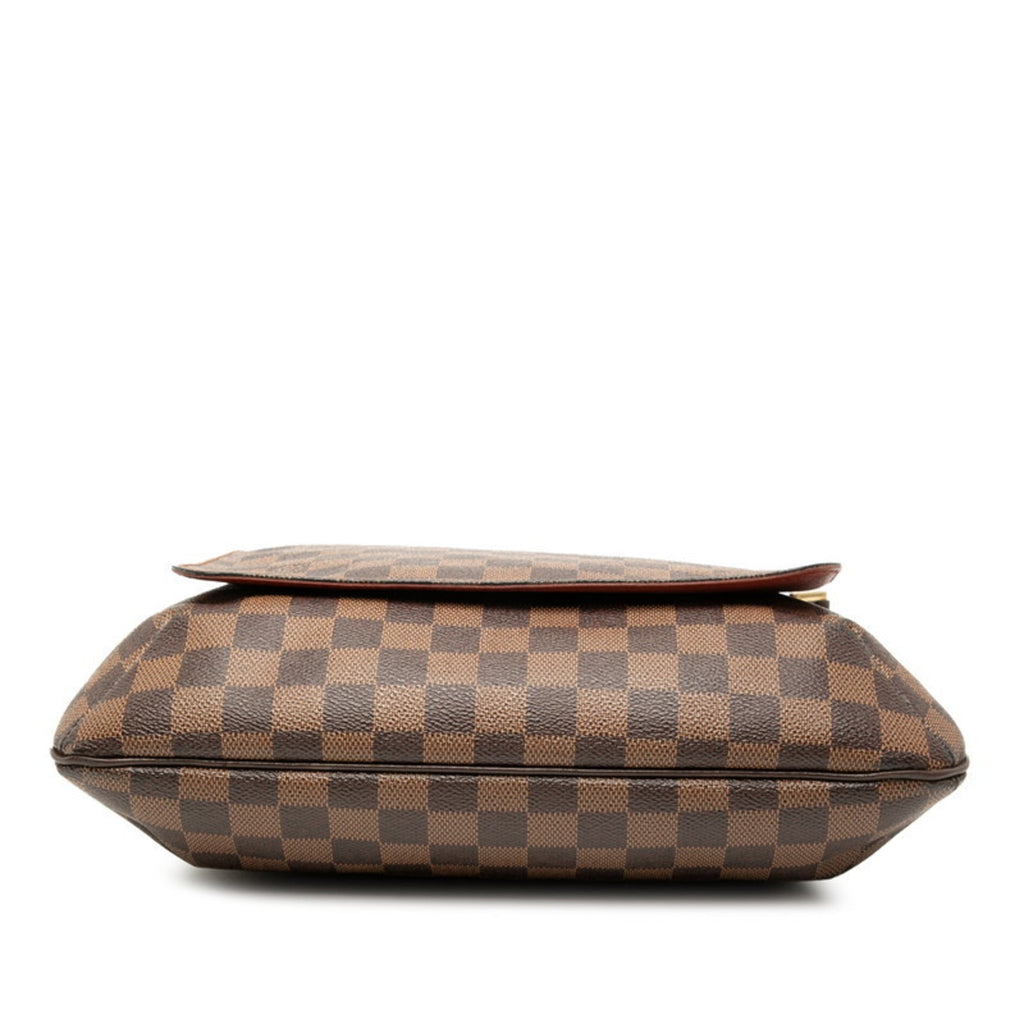 Louis Vuitton Brown Pvc Leather Shoulder Bag