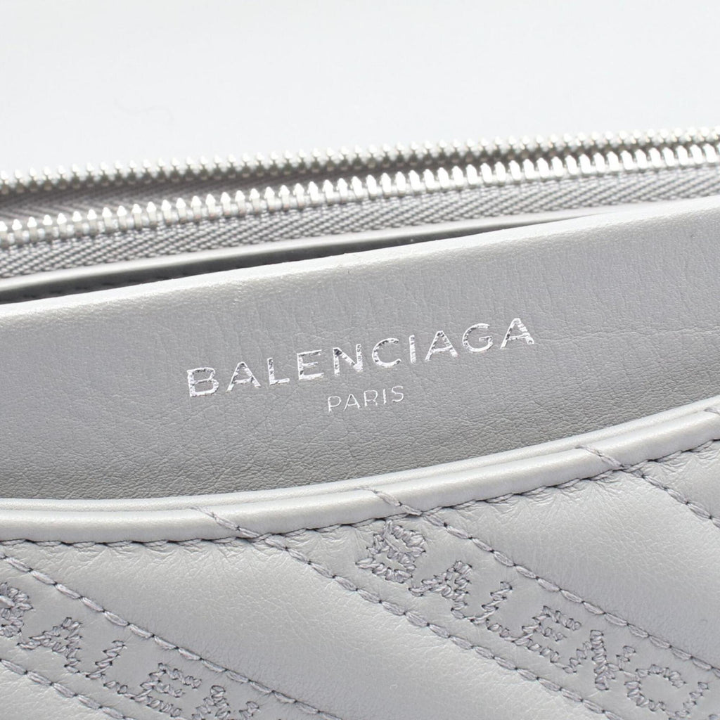 Balenciaga Gray Leather Handbag Shoulder