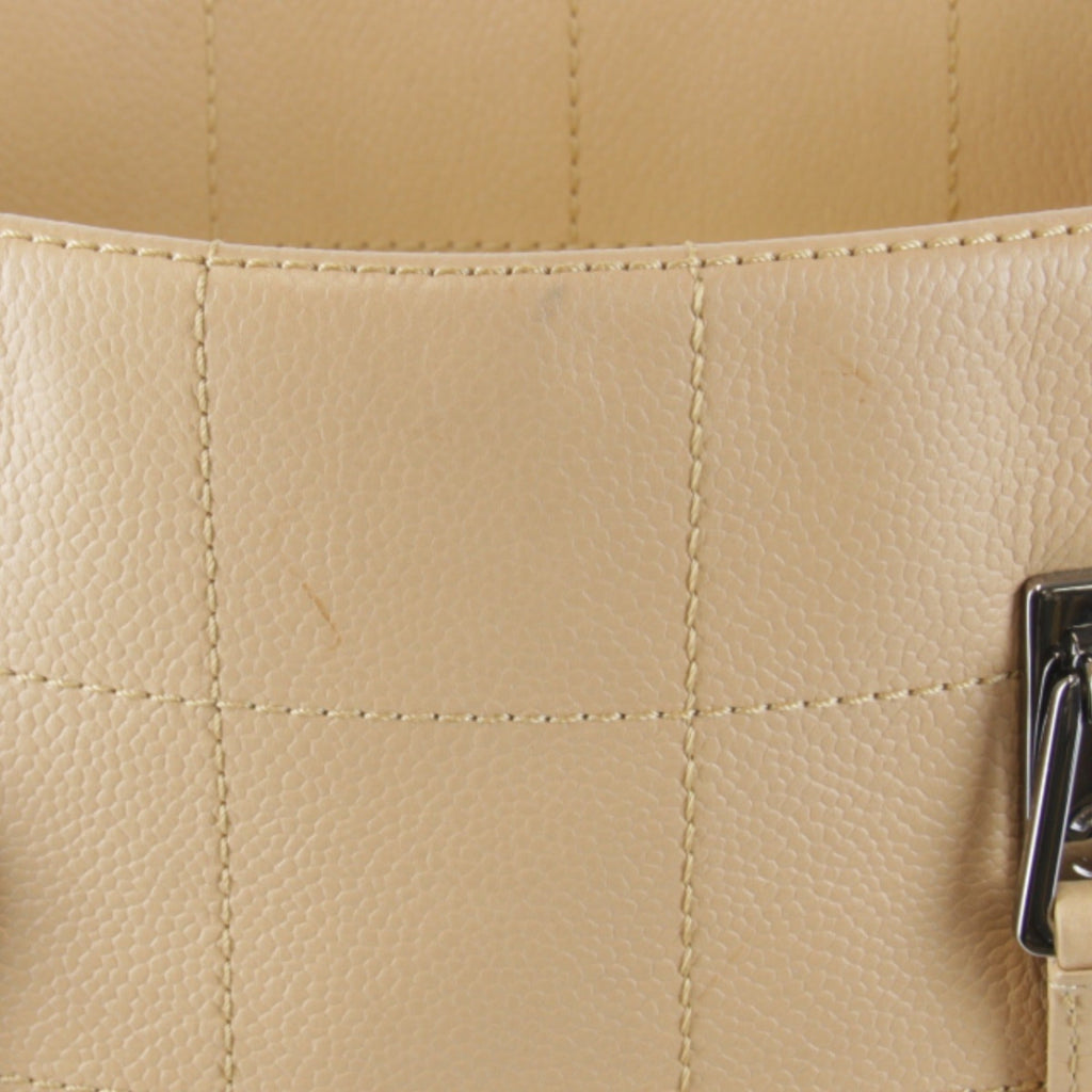 Chanel Beige Leather Tote Bag