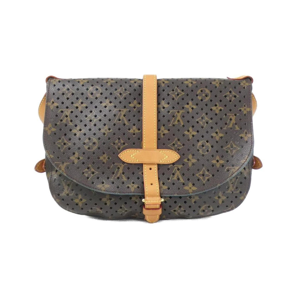 Louis Vuitton Brown Coated Canvas Shoulder Bag