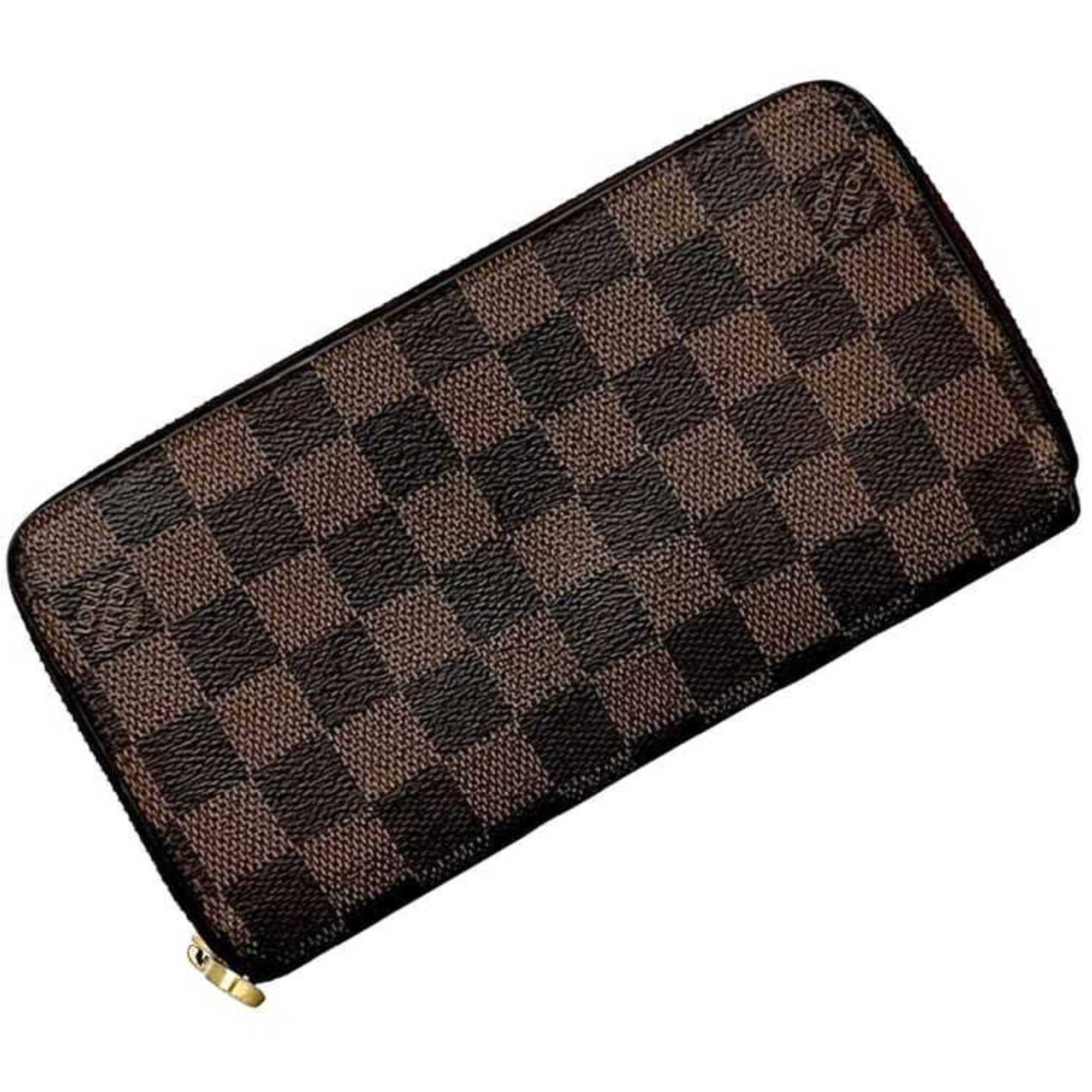Louis Vuitton Damier Brown Damier Canvas Ebene Damier Canvas Coin Purse/Coin Case