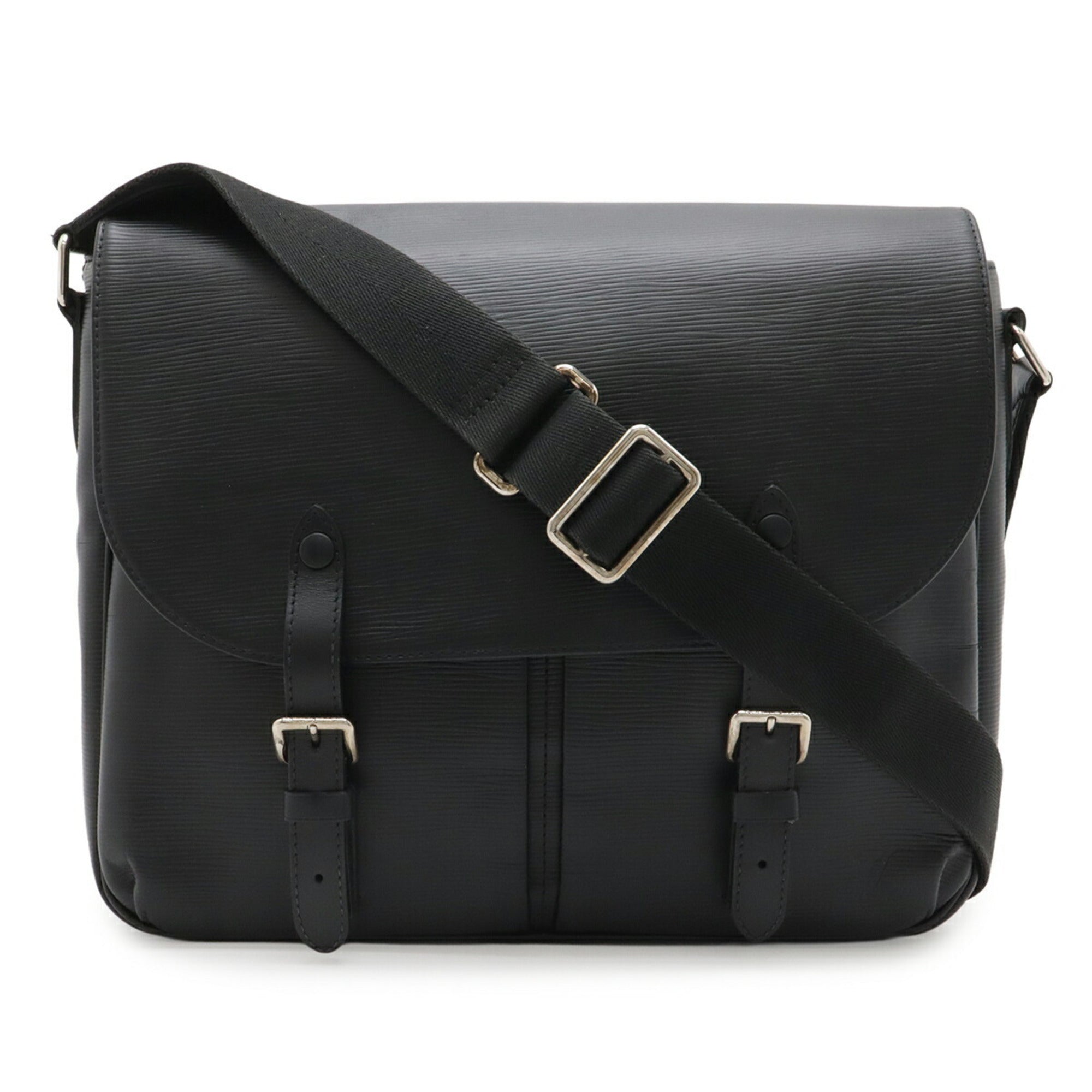 Louis Vuitton Black Noir Epi Leather Shoulder Bag