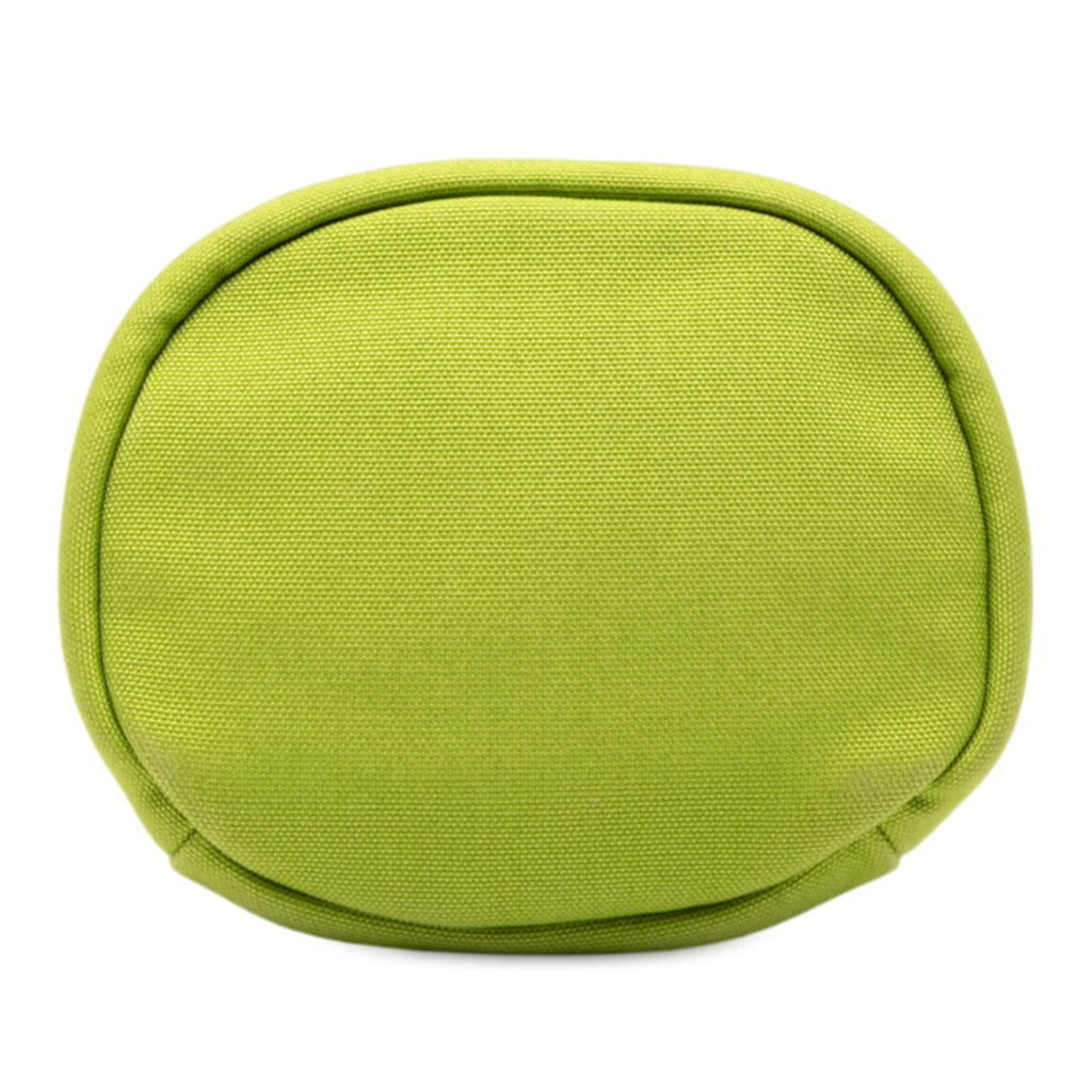Prada Green Canvas Leather Pouch Shoulder Bag