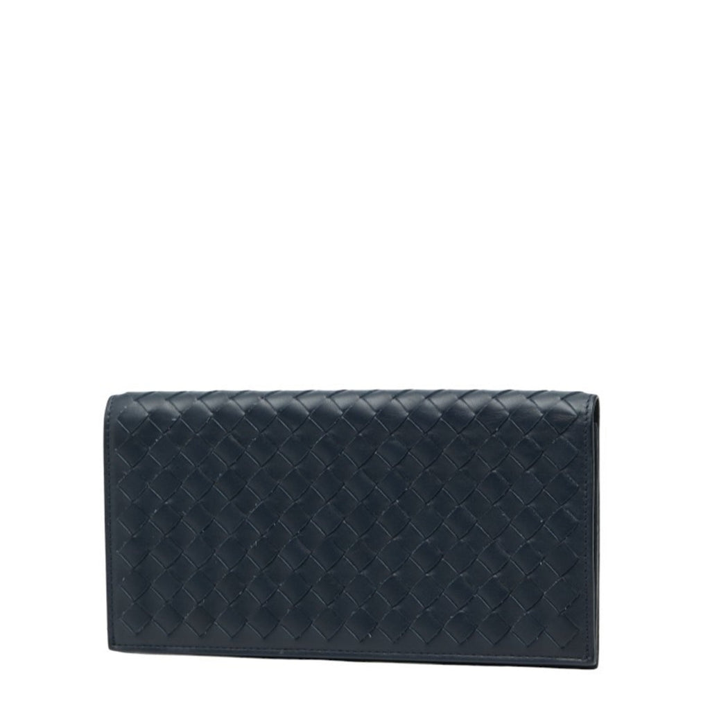 Bottega Veneta Navy Leather Wallet (Bi-Fold)
