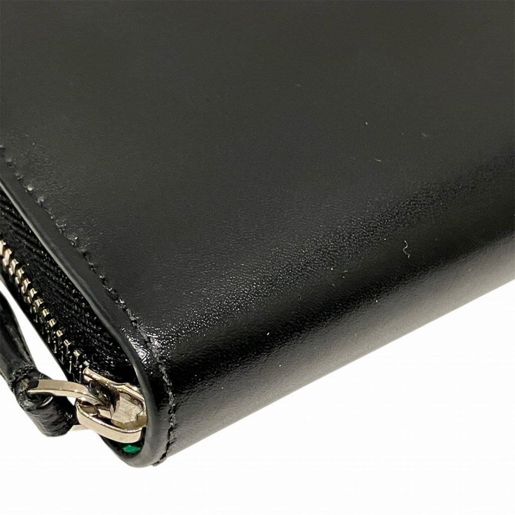 Balenciaga Black Leather Long Wallet (Bi-Fold)