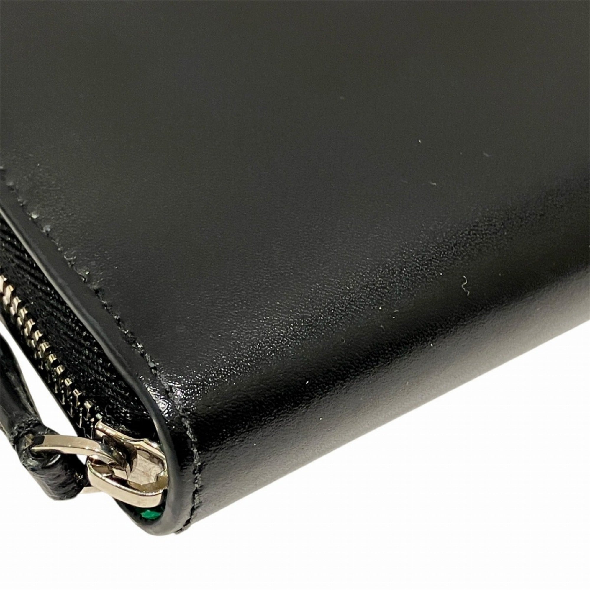 Balenciaga Black Leather Long Wallet (Bi-Fold)