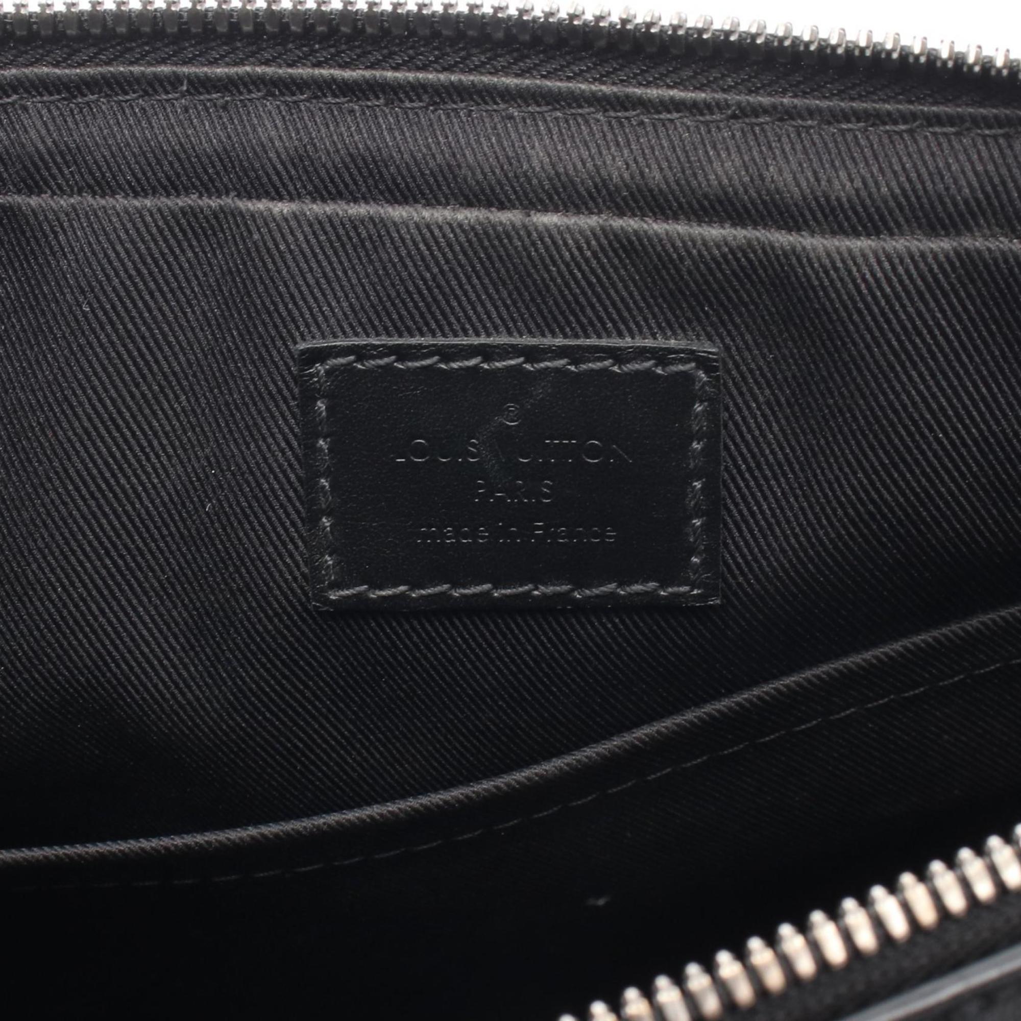 Louis Vuitton Black Gray Monogram Eclipse Shoulder Bag