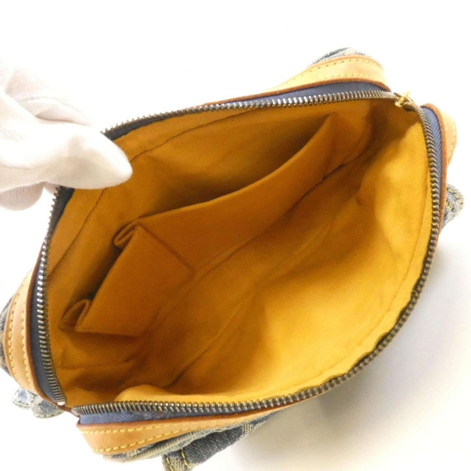 Louis Vuitton Blue Denim Shoulder Bag