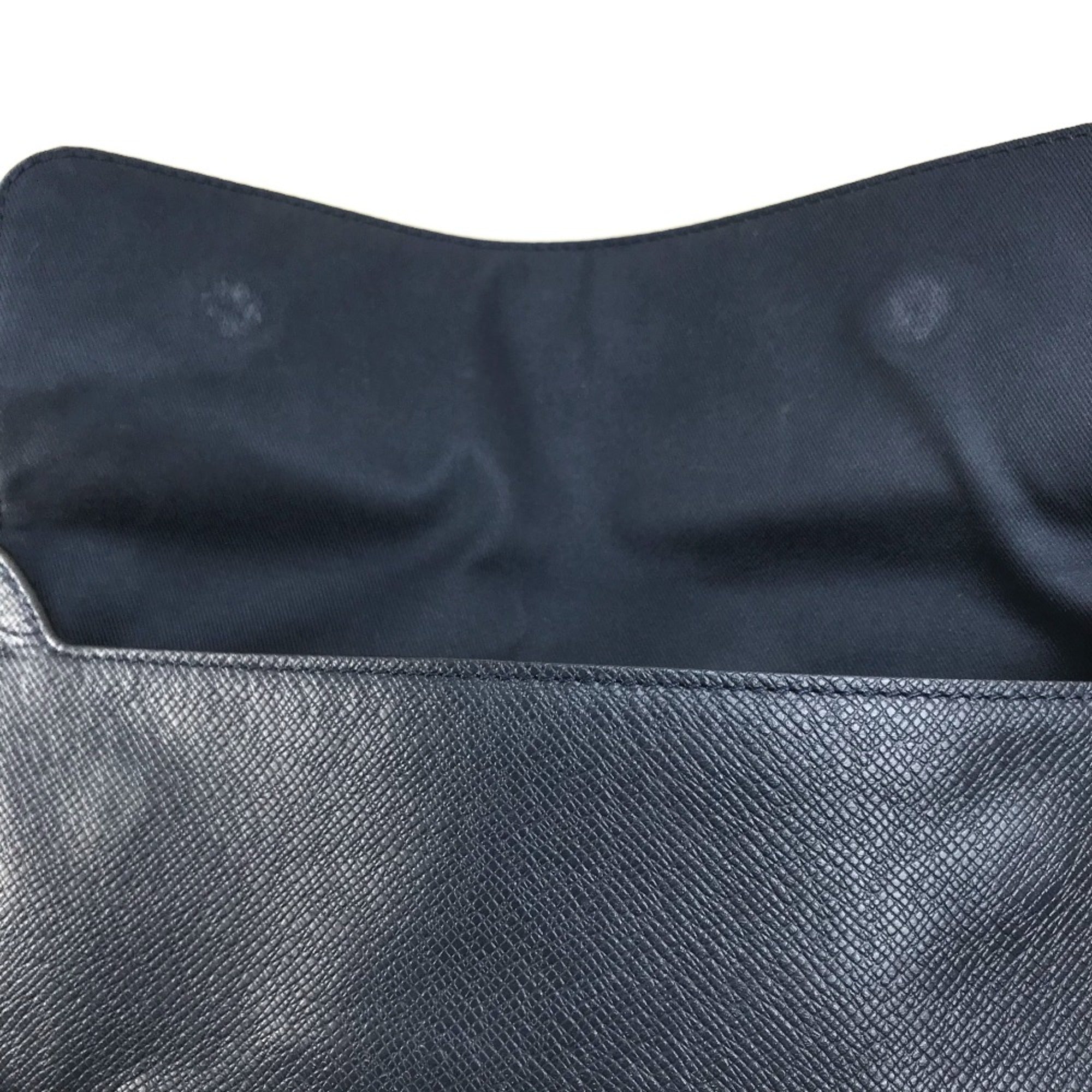 Louis Vuitton Navy Leather Shoulder Bag