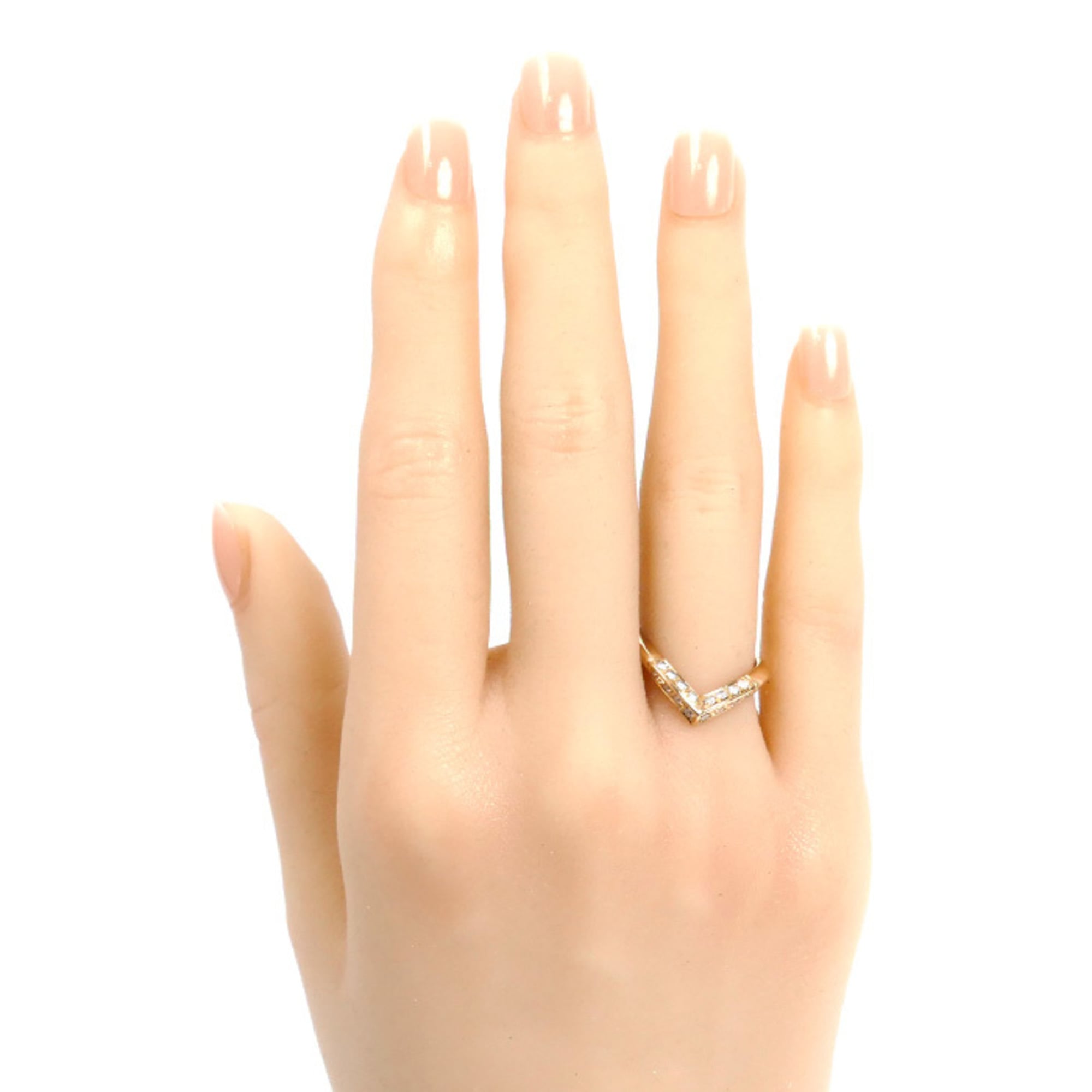 Louis Vuitton Pink Gold (18K) Band Ring