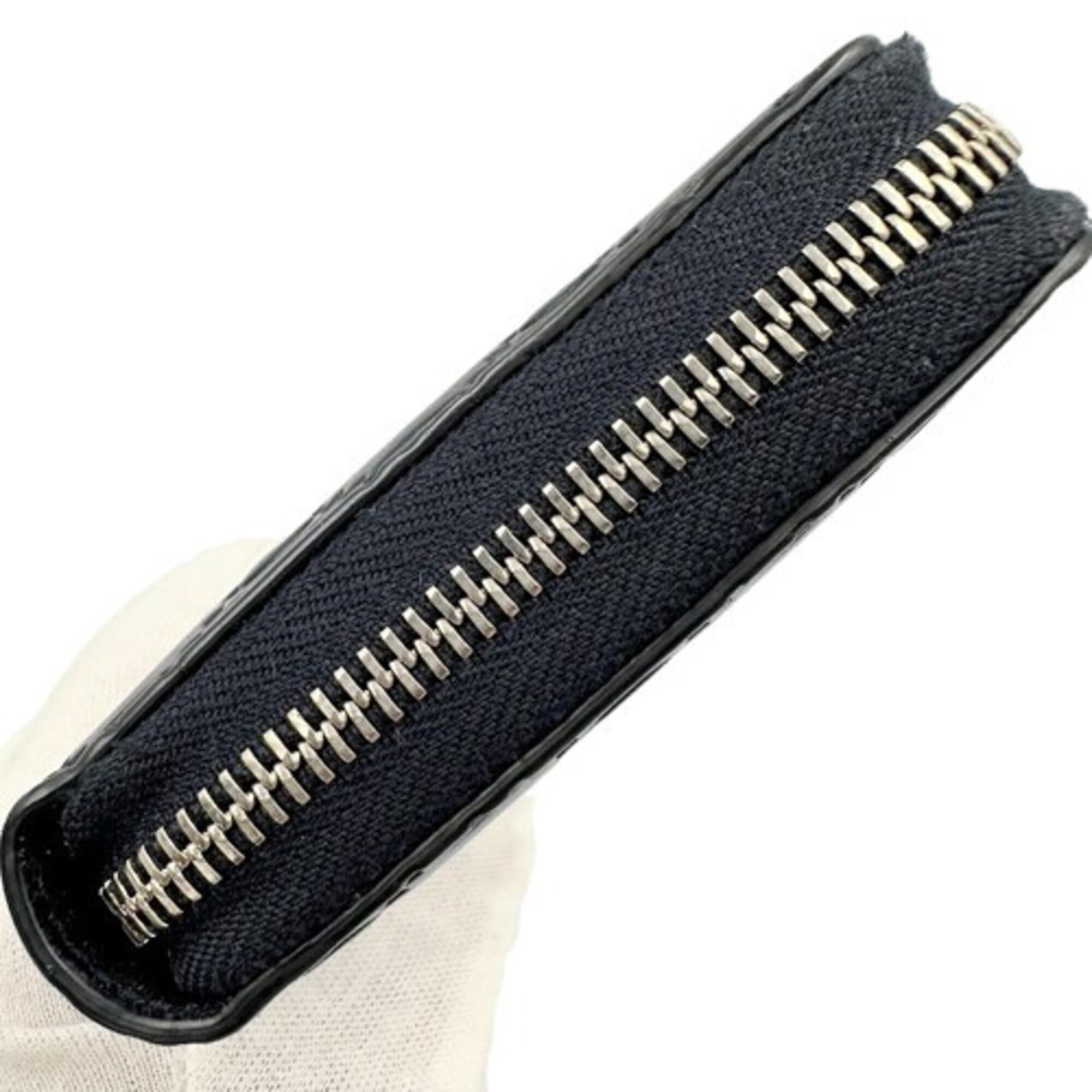 Gucci Black Leather Long Wallet (Bi-Fold) (Pre-Owned)