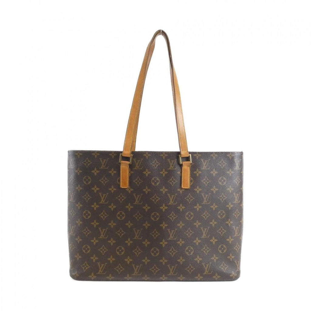 Louis Vuitton Brown Coated Canvas Handbag