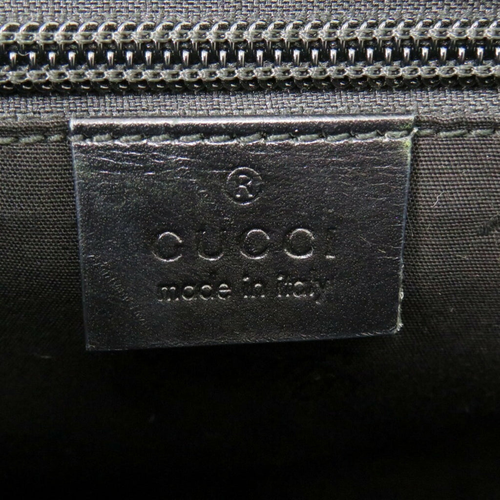 Gucci Black Coated Canvas Pvc Messenger Bag Shoulder Bag (Pre-Owned)