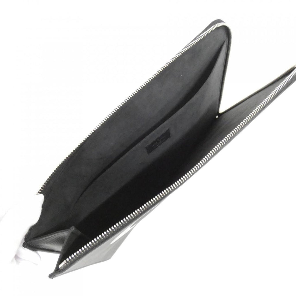 Louis Vuitton Black Leather Handbag Pochette