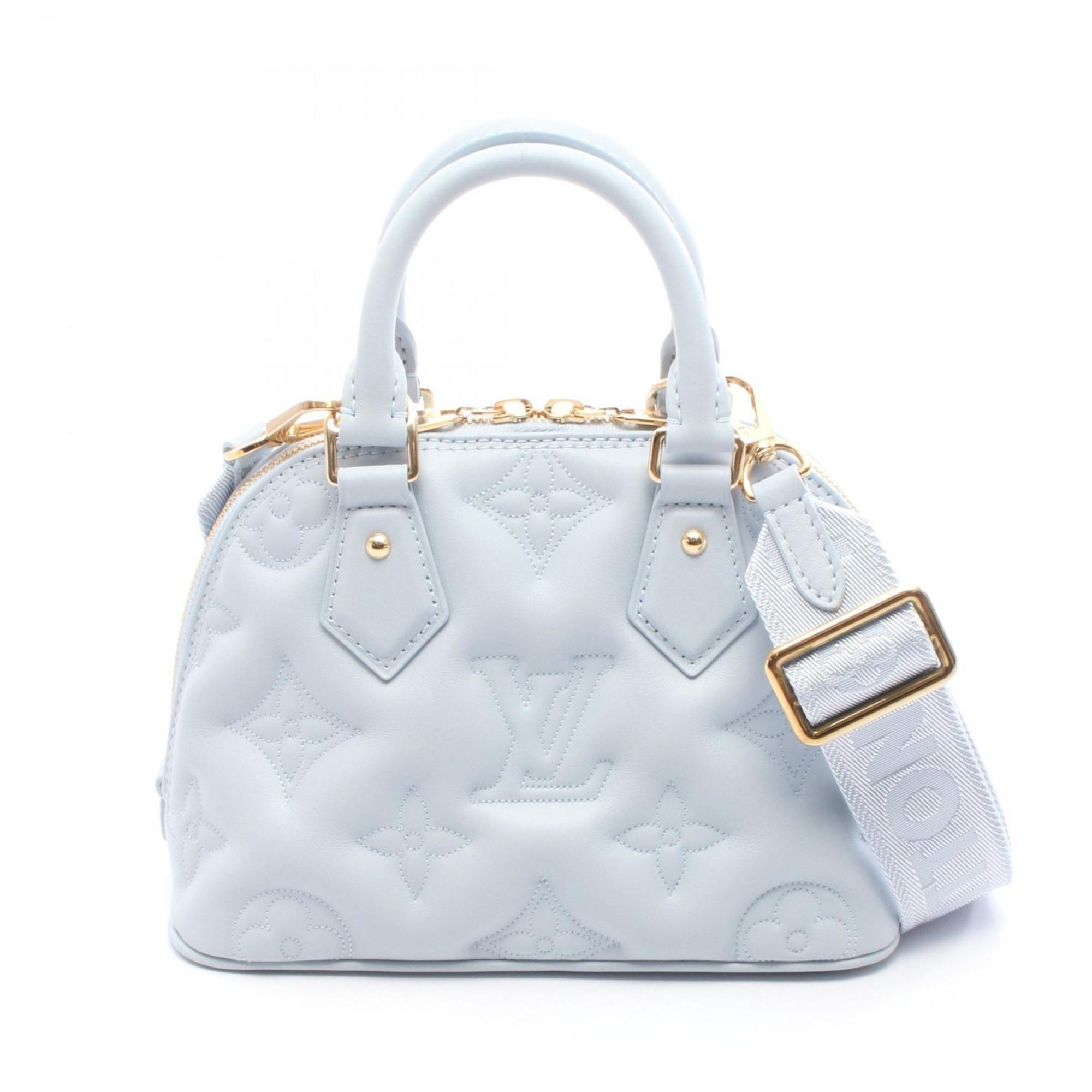 Louis Vuitton Blue Leather Handbag