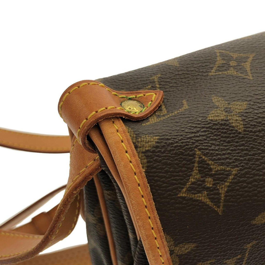 Louis Vuitton Marron Coated Canvas Shoulder Bag