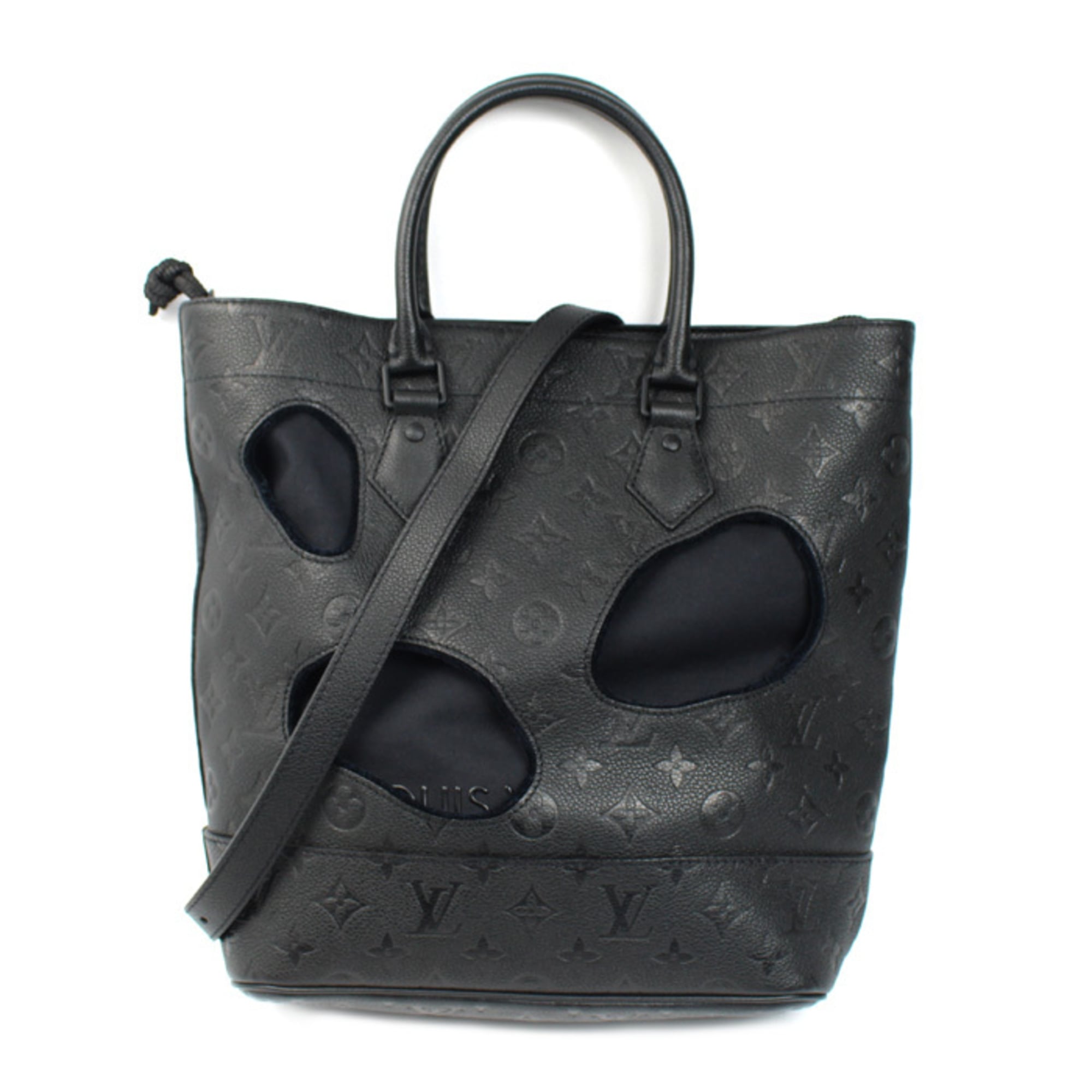 Louis Vuitton Black Monogram Empreinte Shoulder Bag
