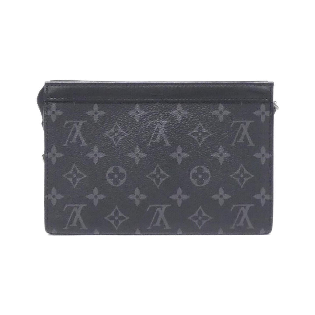 Louis Vuitton Monogram Eclipse Black Gris Coated Canvas Shoulder Bag
