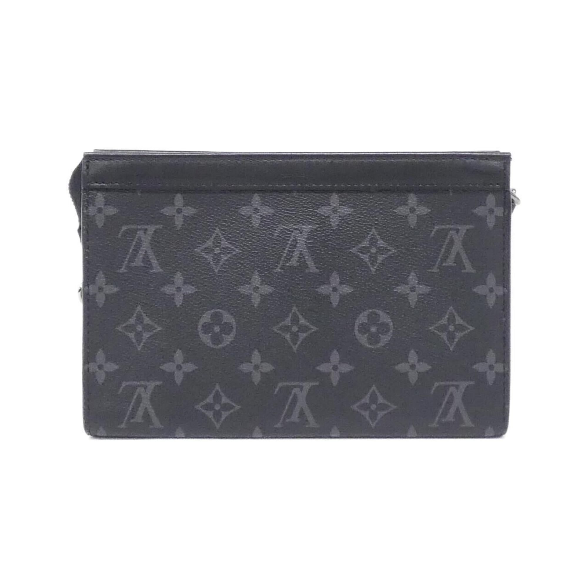 Louis Vuitton Monogram Eclipse Black Gris Coated Canvas Shoulder Bag