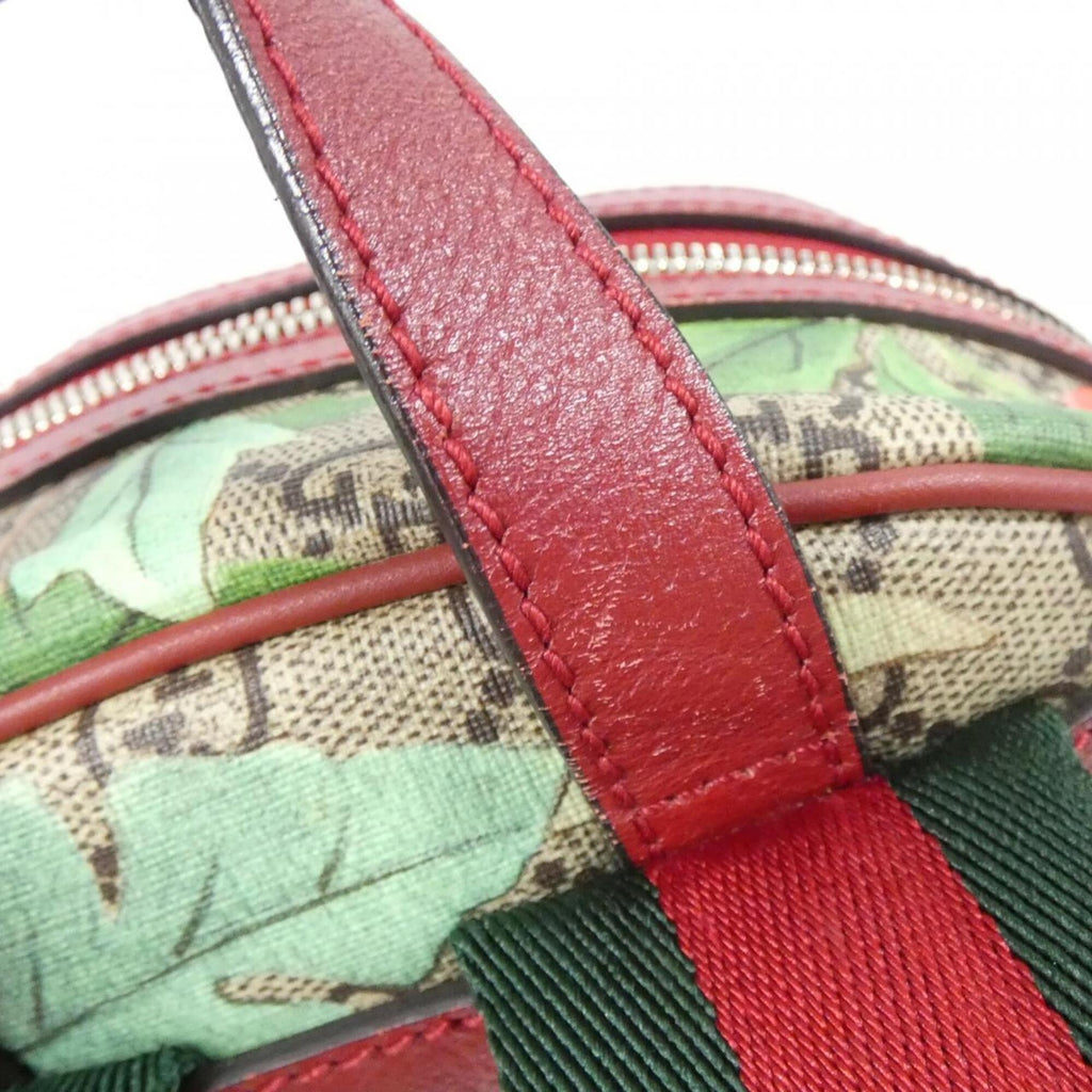 Gucci Beige Red Color Backpack (Pre-Owned)
