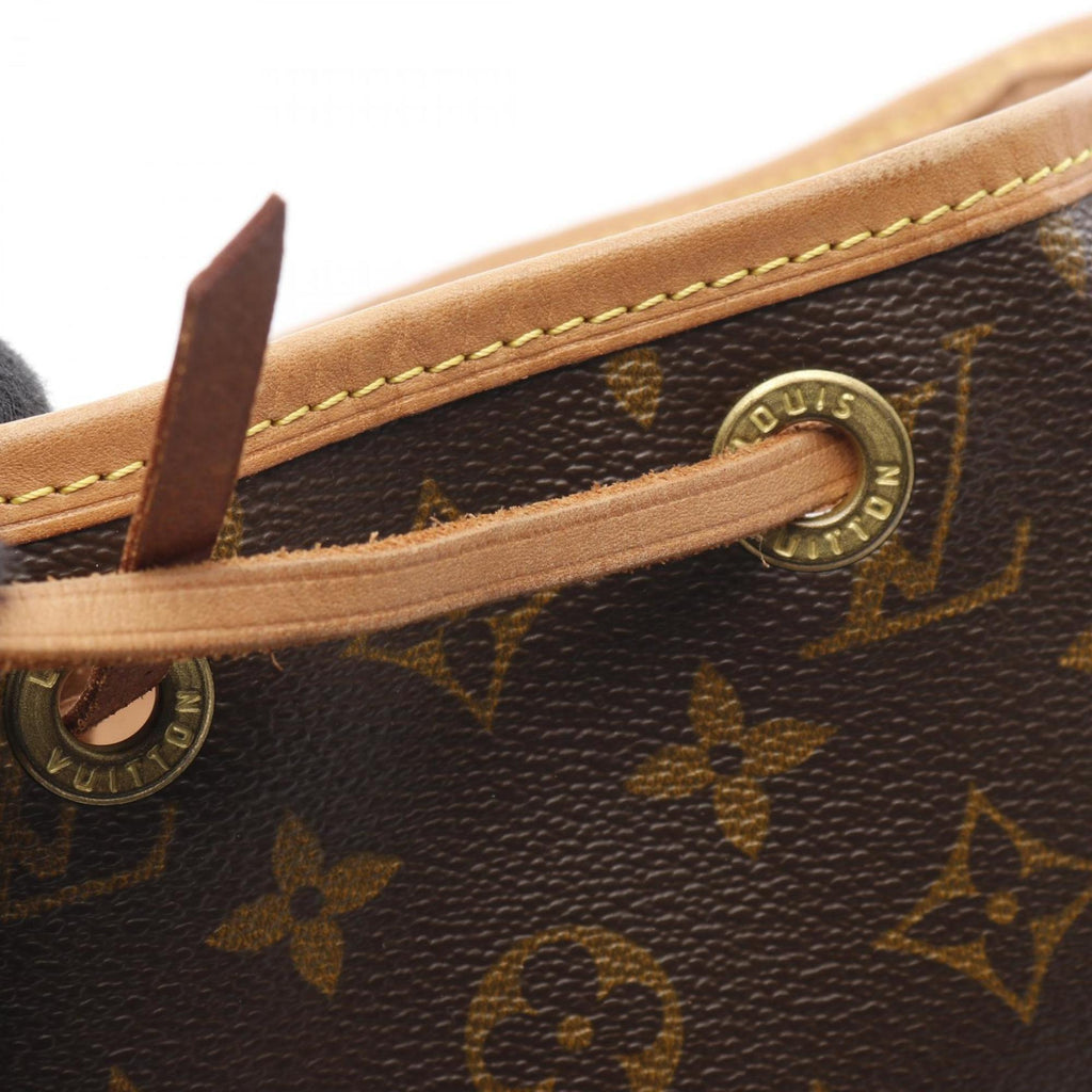 Louis Vuitton Brown Coated Canvas Leather Backpack