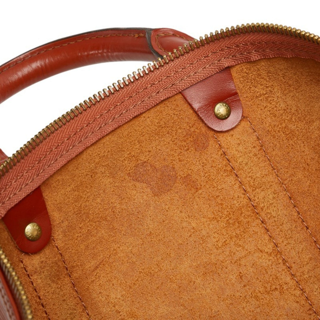 Louis Vuitton Brown Gold Cipango Leather Boston Bag