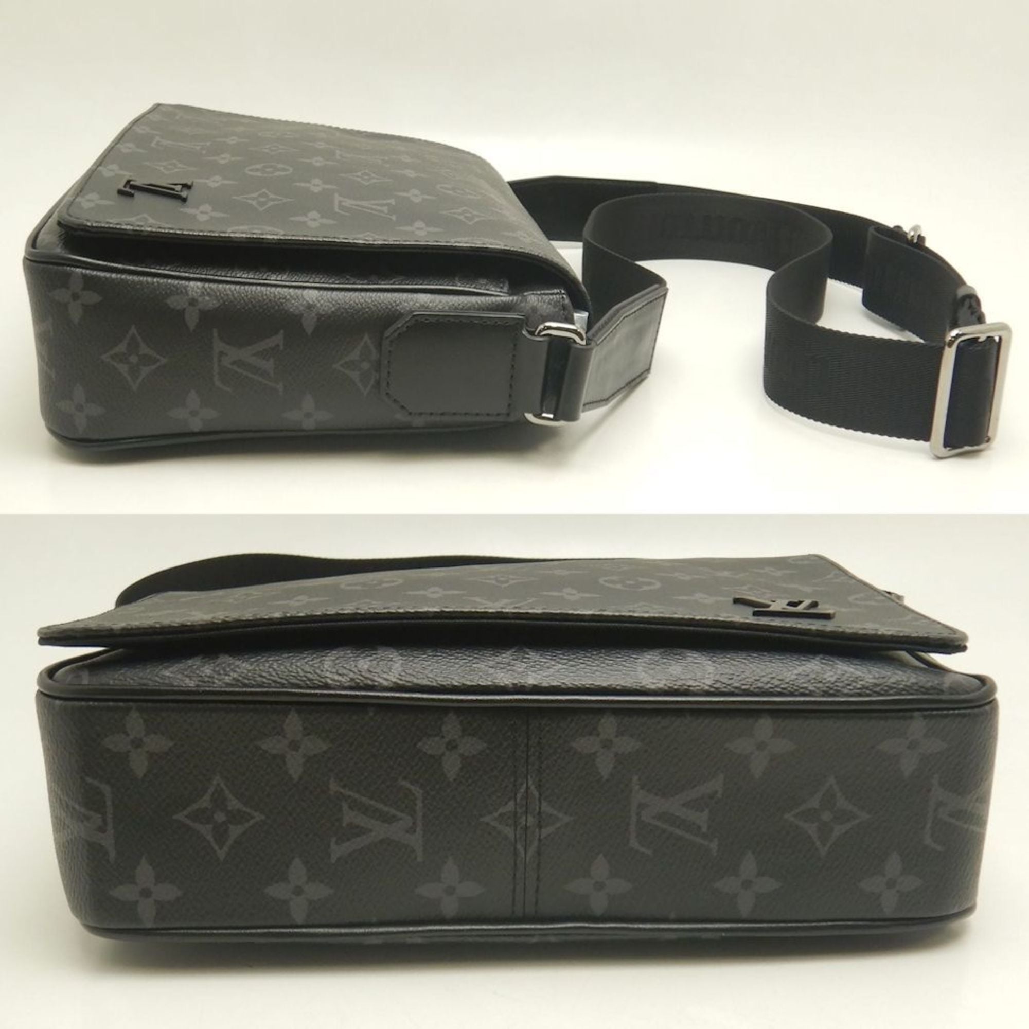 Louis Vuitton Black Monogram Eclipse Noir Monogram Eclipse Shoulder Bag