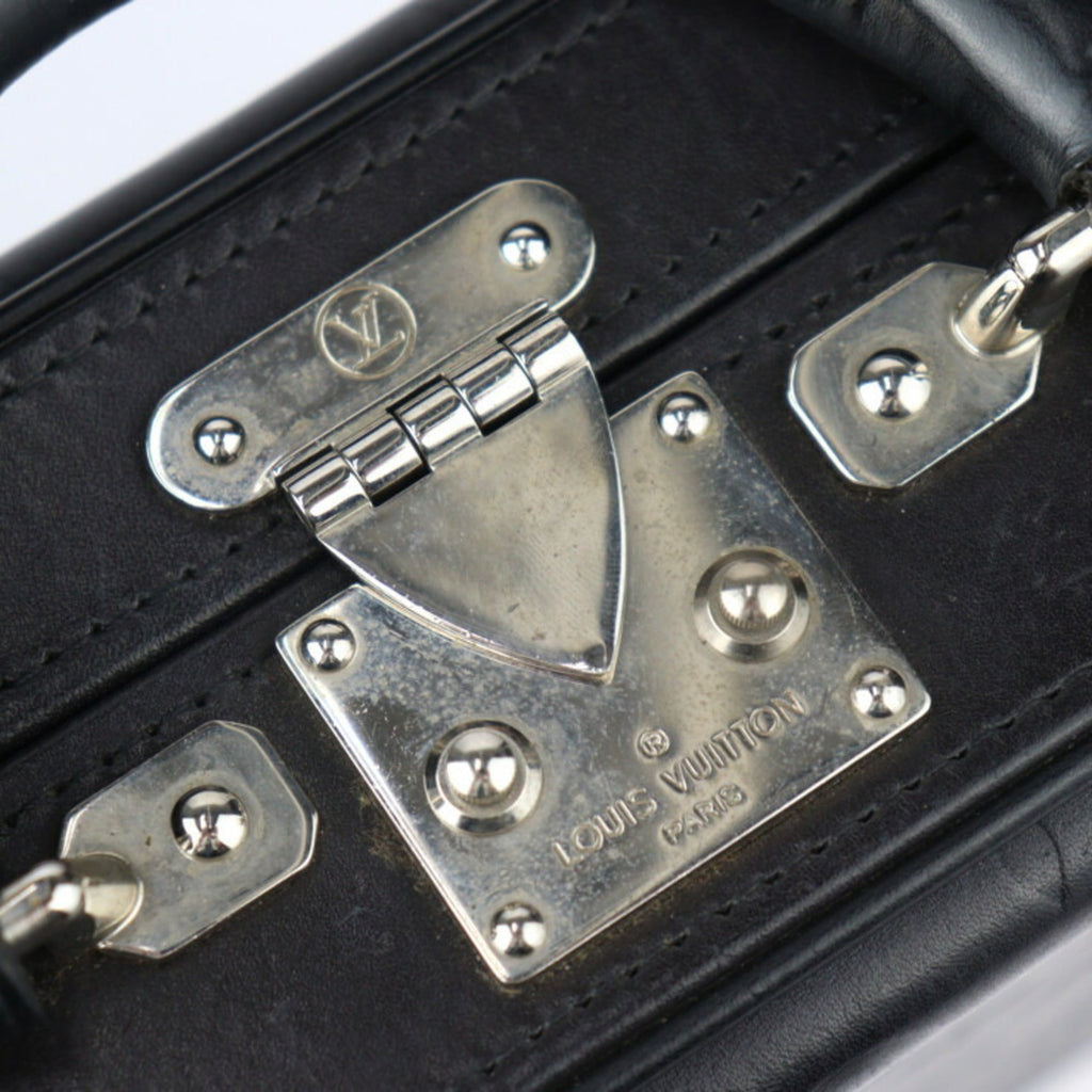 Louis Vuitton Black Leather Handbag