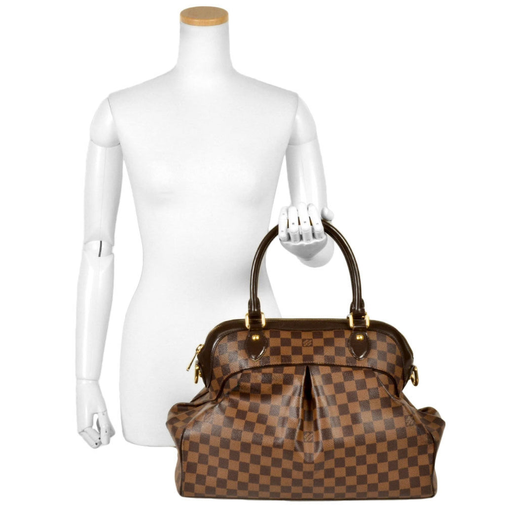 Louis Vuitton Ebene Damier Canvas Handbag