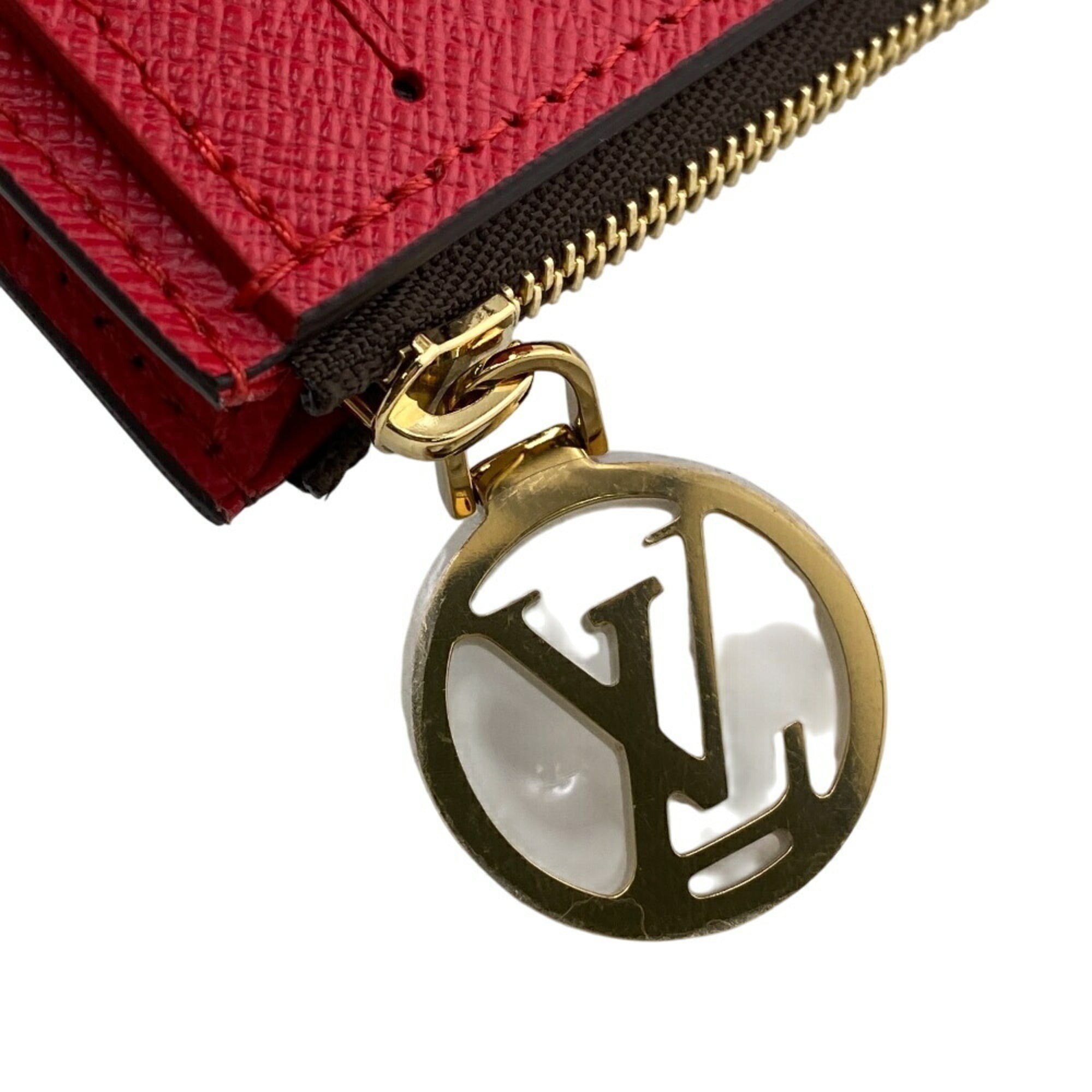 Louis Vuitton Brown Leather Wallet
