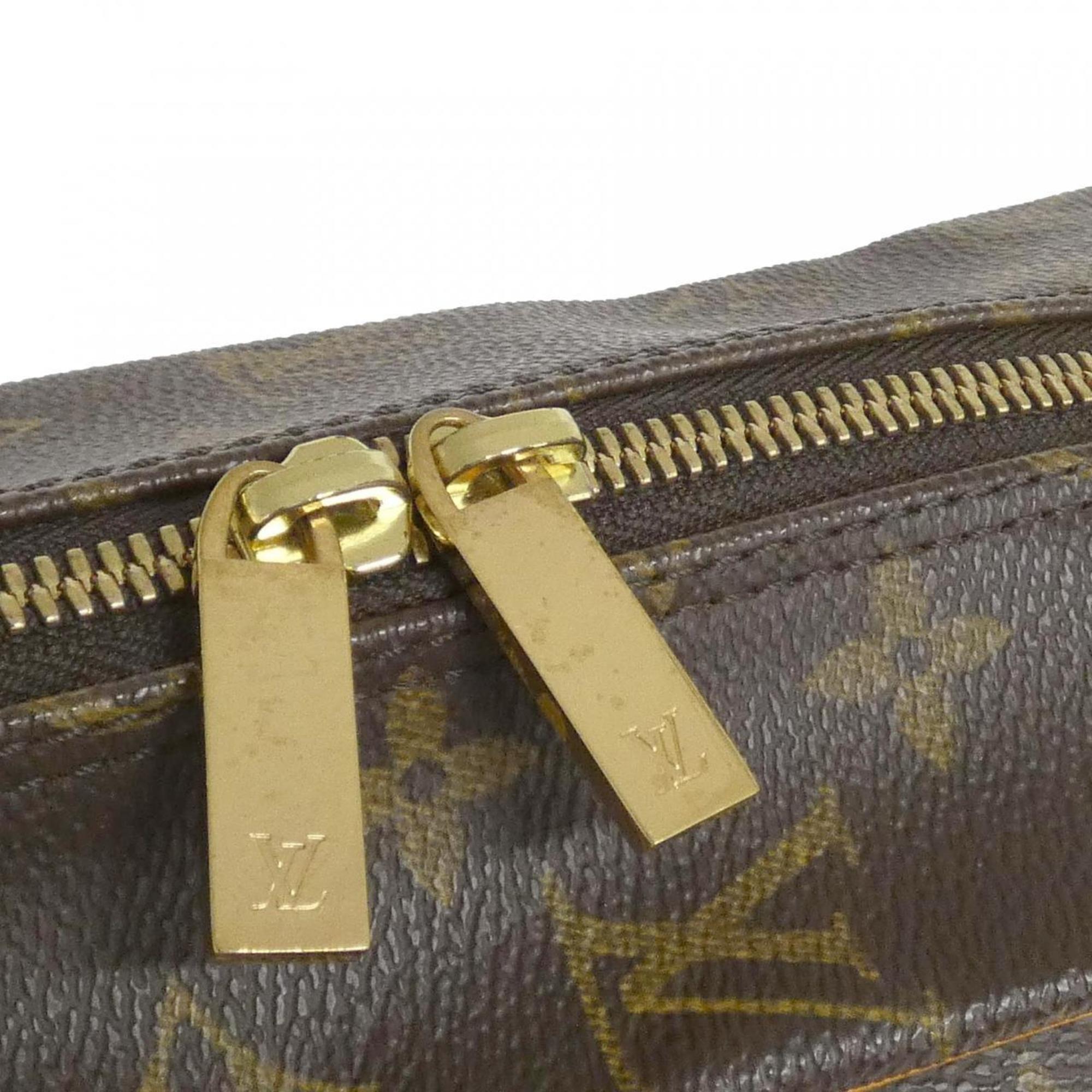 Louis Vuitton Marron Coated Canvas Shoulder Bag